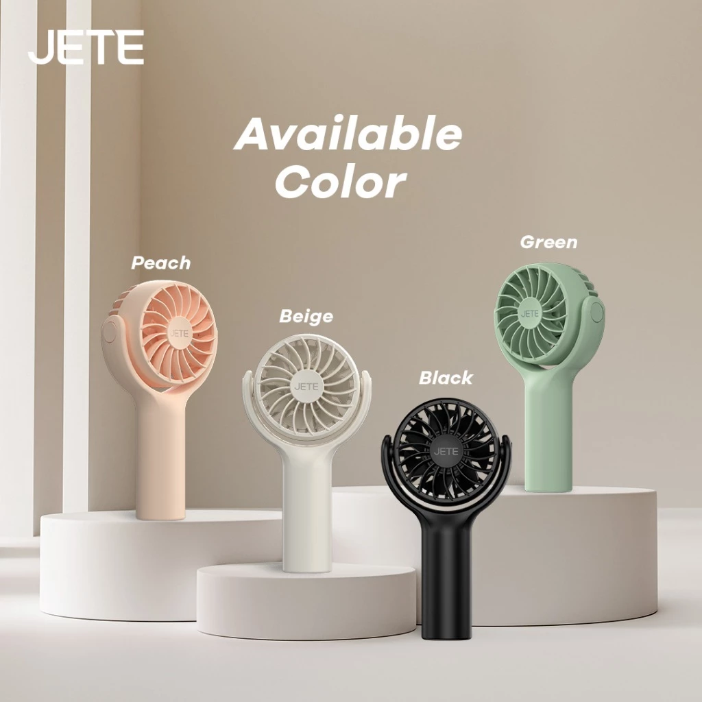 JETE SF3 Kipas Angin Portable Mini 330 Degree Adjustable Angle - Garansi 2 Tahun (RTL) - Gambar 3