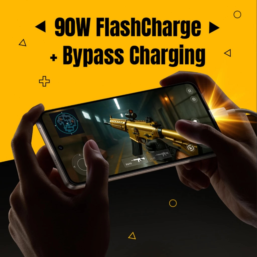 vivo iQOO Z10R [BISA INSTAN PENGIRIMAN], MediaTek Dimensity 7360-Turbo, 6500mAh 90W Bypass Charging, 120Hz AMOLED 3000nit, 50MP Sony IMX + Ultrawide, Dual Speaker + IP65 - Gambar 4