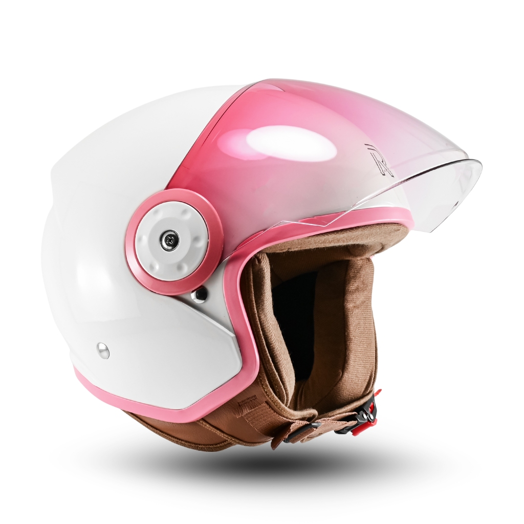 Helm Retro Helm Rsix Verona Dewasa Pria Wanita Motor Sni Helem Terbaru - Gambar 3