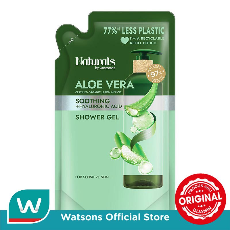 Naturals by Watsons Aloe Vera Soothing Shower Gel Refill 450ml