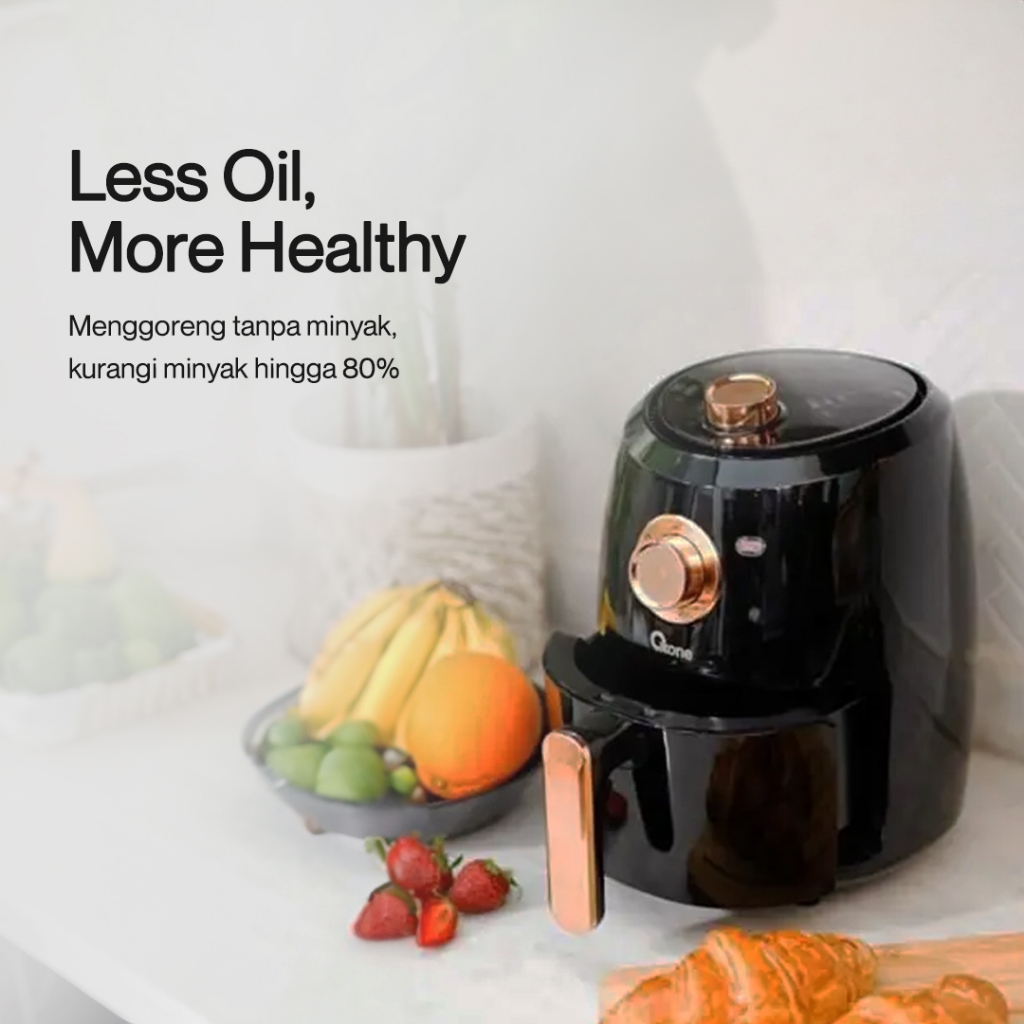 Oxone OX198N Mini Air Fryer 280 Derajat Healthy Fryer Premium 2,4 L - Gambar 4