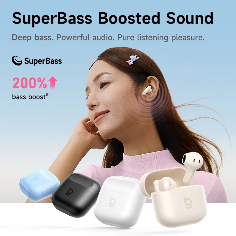 Baseus Bass BS2 Lite True Wireless Bluetooth Earphones SuperBass Enhanced Sound - Gambar 2