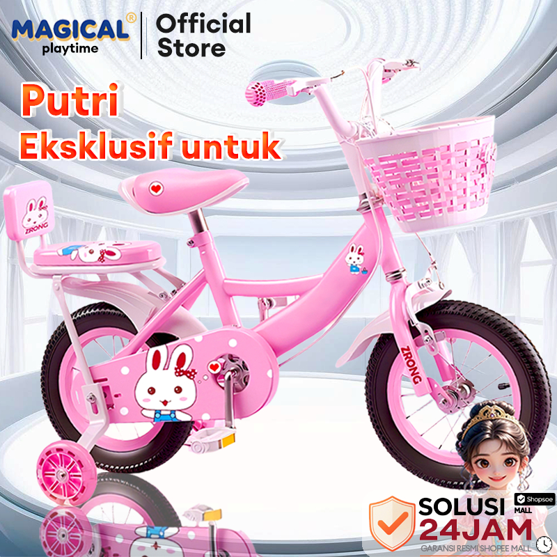 Magical Playtime Sepeda Anak Perempuan 12-18 Inci Aman Dan Nyaman