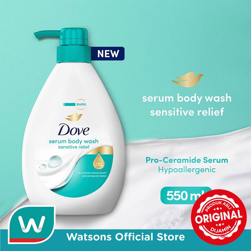 Dove Serum Body Wash Pro-Ceramide Sensitive Relief Pump 550ml