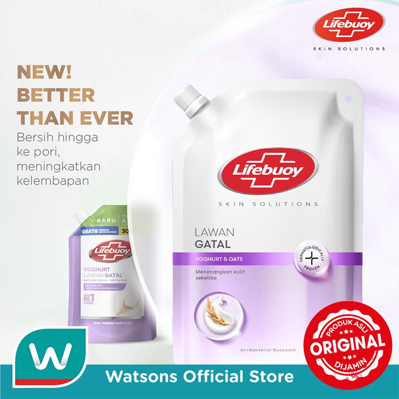 Lifebuoy Sabun Mandi Cair Yoghurt Pouch 800g - Gambar 2