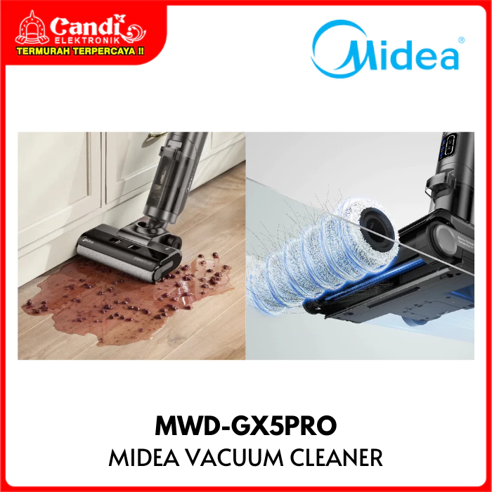 MIDEA Stick Vacuum Cleaner Penyedot Debu Tanpa Kabel MWD-GX5PRO - Gambar 4