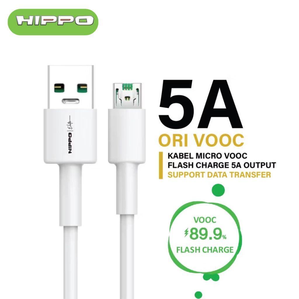 Hippo Elite Kabel ORI - SVC Micro 5A OPPO Super VOOC