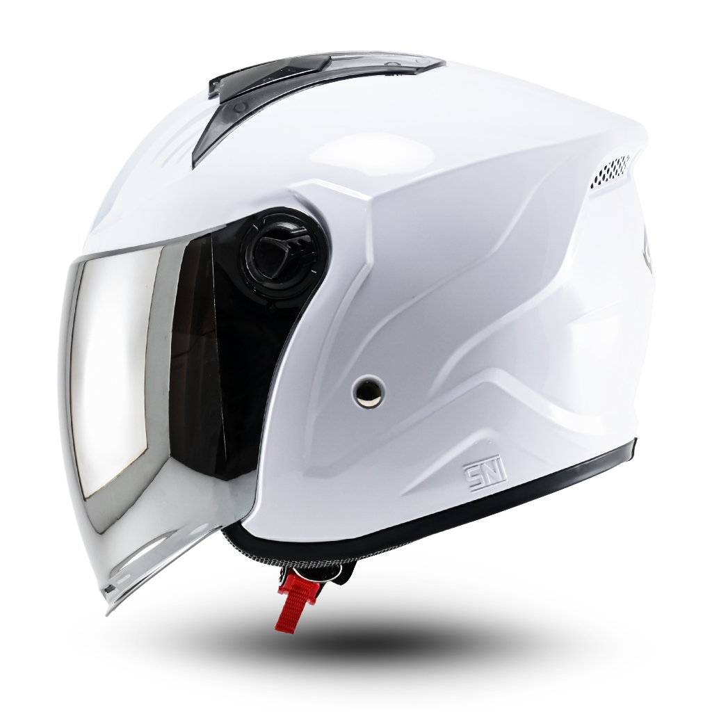 Helm Bipplast Voltix Dewasa Helem Half Face SNI Kekinian Pria Wanita - Gambar 4