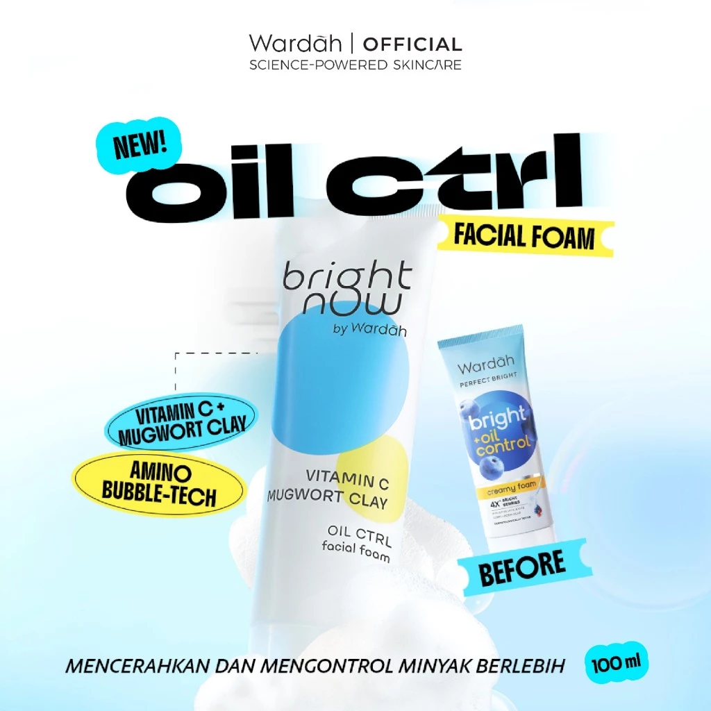 WARDAH Facial Wash All Series - Acnederm, C-Defense, Lightening Lightplus, Perfect Bright Now, Nature Daily, Crystal Secret, Renew You, Hydra Rose, NMF Amino Gel Cleanser - Face Wash, Sabun Cuci Muka - Skincare - Gambar 3