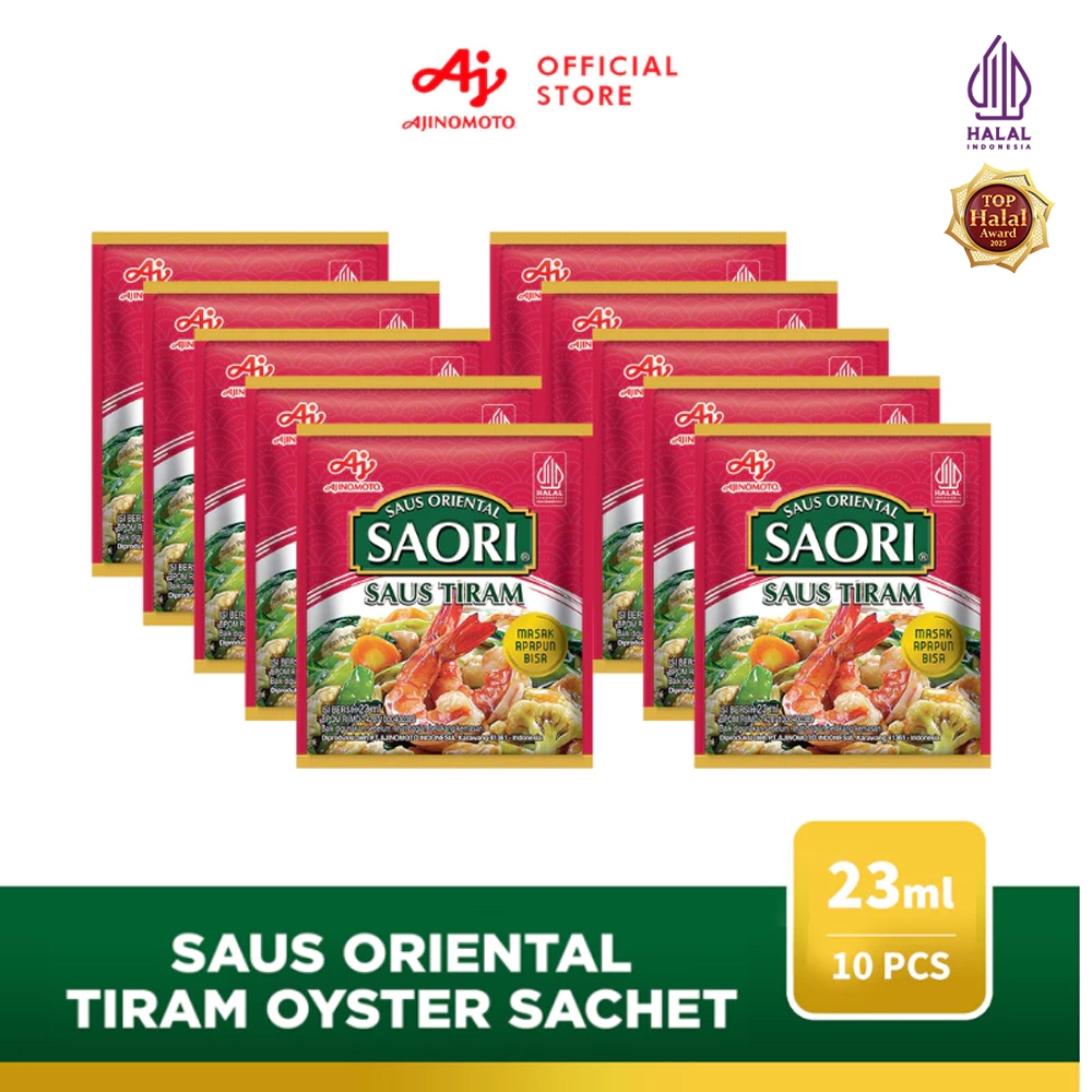 SAORIÂ® Saus Tiram 10pcs Rasa Gurih Manis Asin