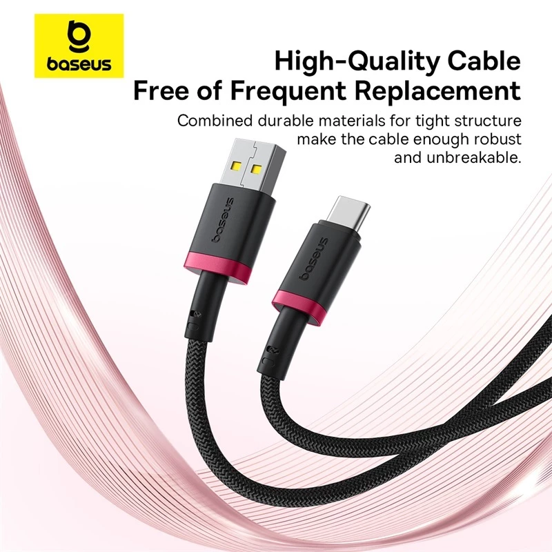 Baseus Dura Series Fast Charging Cable USB to Type-C & USB to iP & Type-C to Type-C Cable - Gambar 4