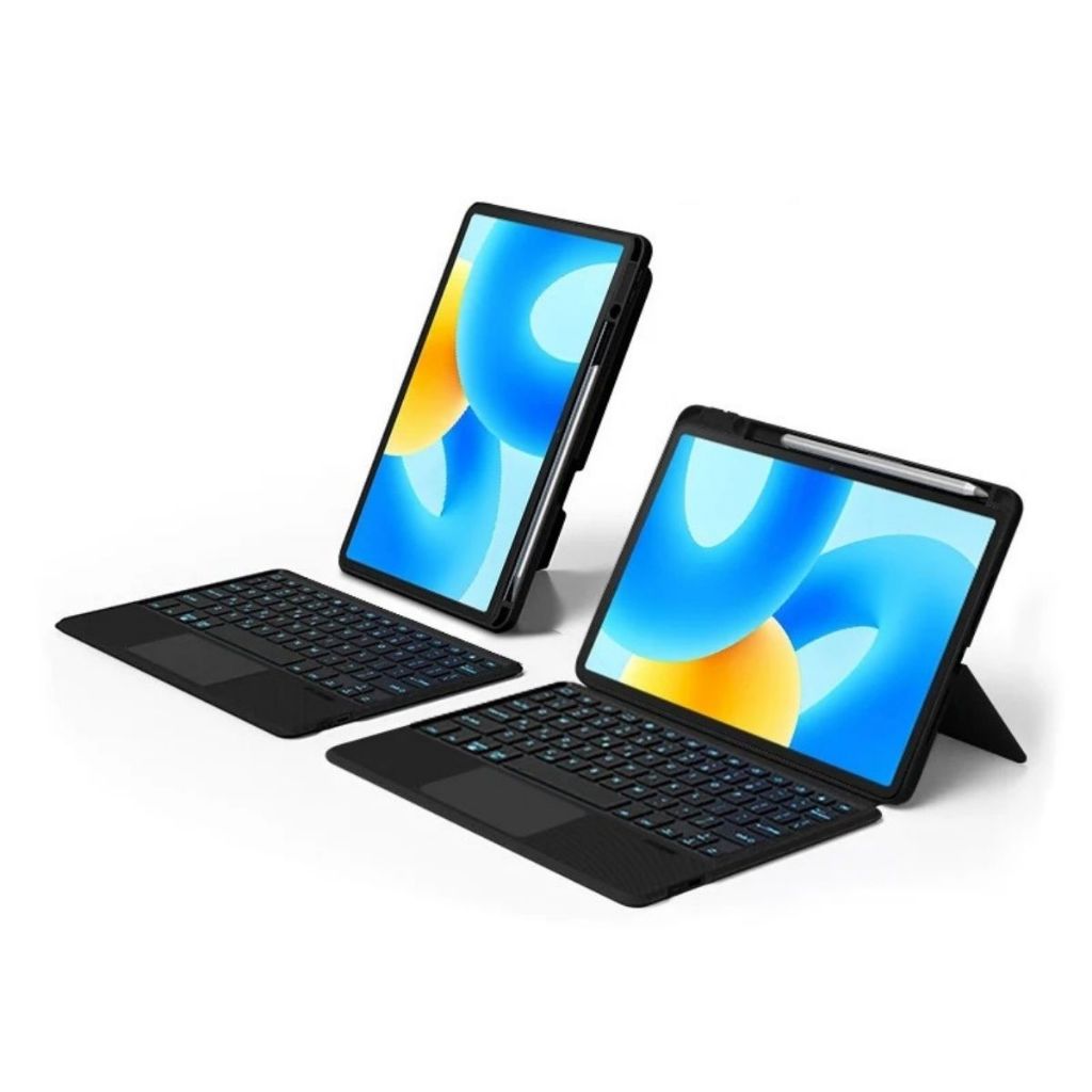Magic Keyboard iPad Gen 10 9 8 Pro 11 Air 4 5 Mini 6 7 Magnetic Smart Cover Vertikal Horizontal View - Gambar 3