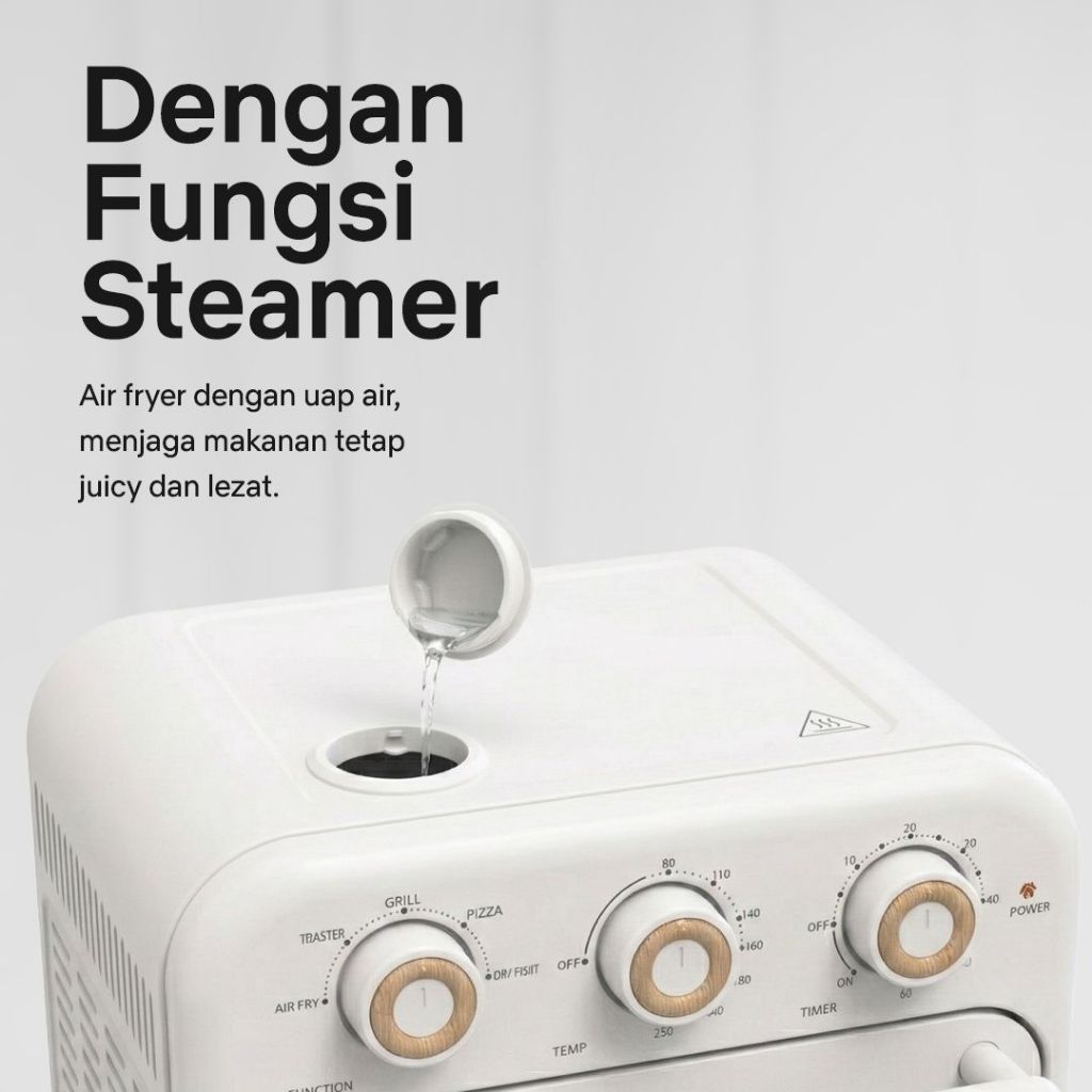 Oxone OX276 Retro Mini Oven & Air Fryer Minion Series - Gambar 3
