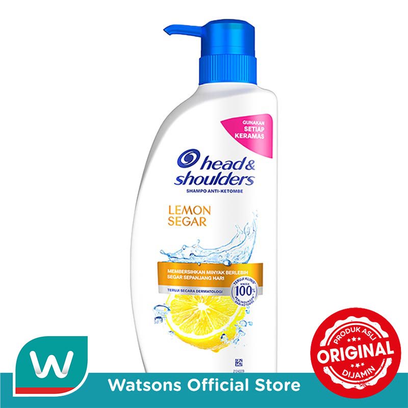 Head & Shoulders Shampoo Anti Ketombe Lemon Segar Perawatan Rambut 740ml - Gambar 2