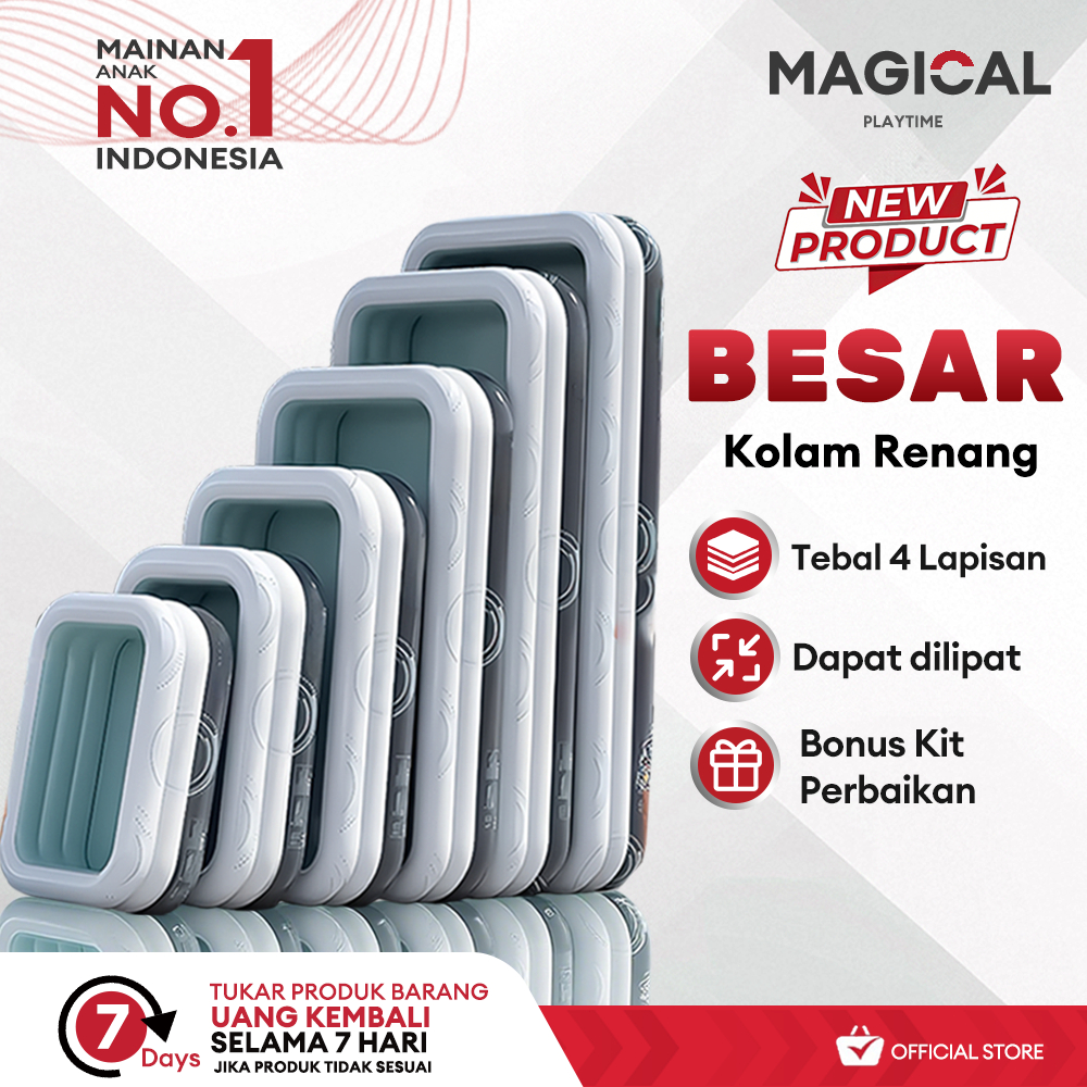 Magical Playtime Kolam Renang Anak 4Lapis Anti Bocor