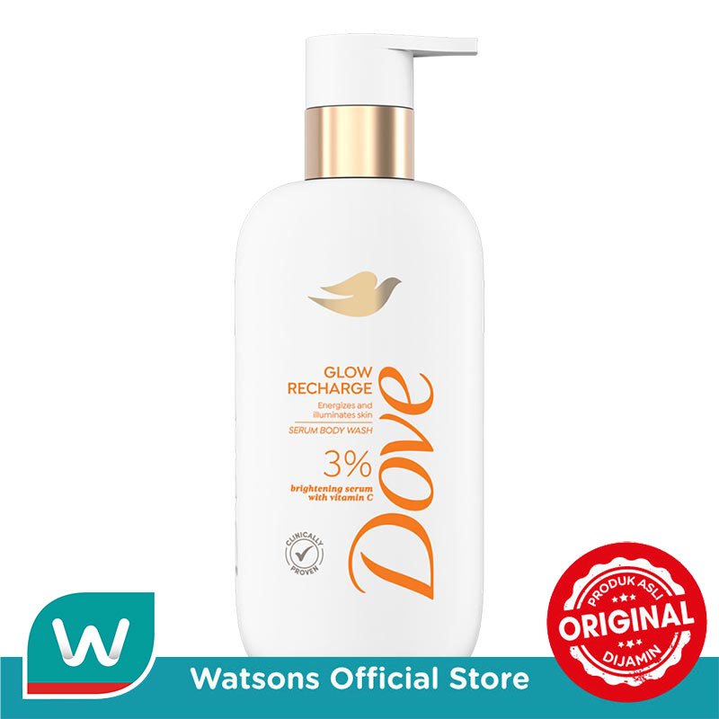 [NEW!] Dove Advanced Serum Glow Recharge Body Wash - Sabun Mandi Cair untuk Mencerahkan Badan 300g - Gambar 2