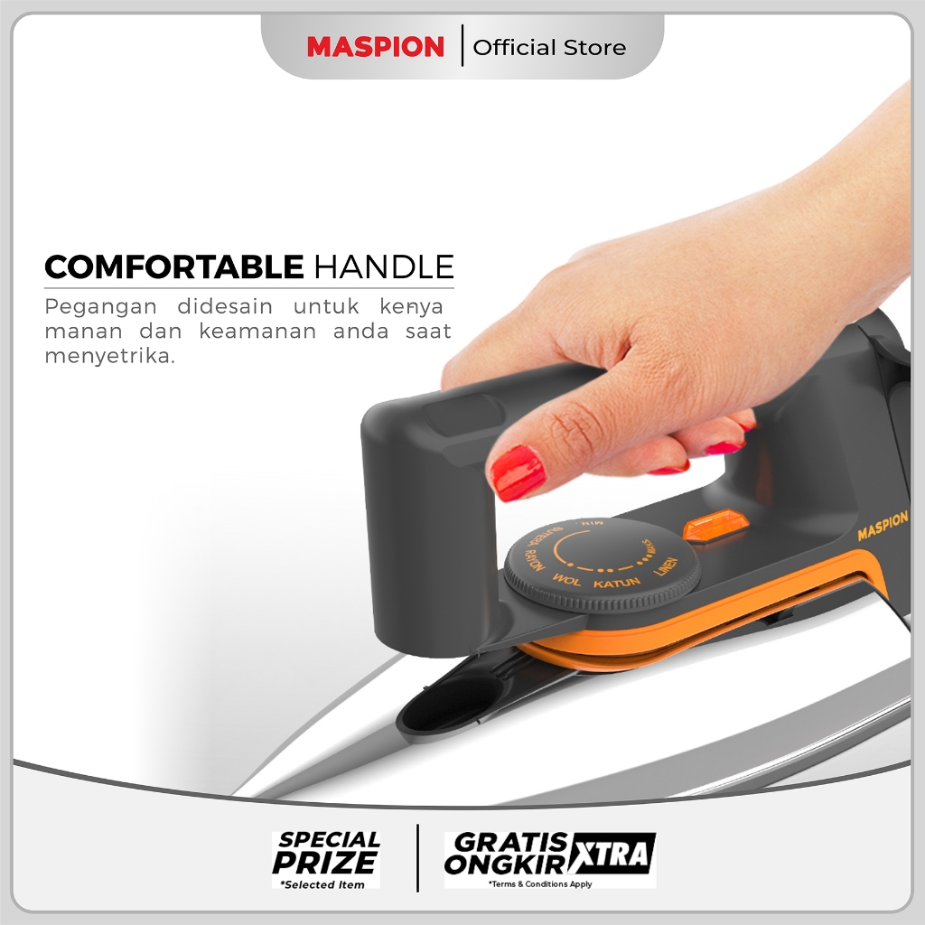 Maspion Setrika Automatic Iron HA-110 Ceramic Coating - Gambar 3