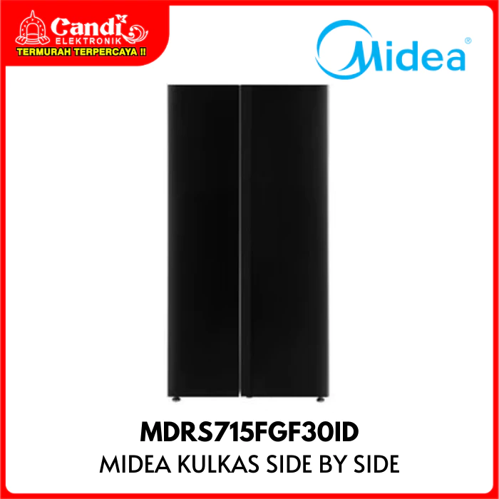 MIDEA Kulkas Side by Side 558 Liter Inverter Quattro MDRS715FGF30ID