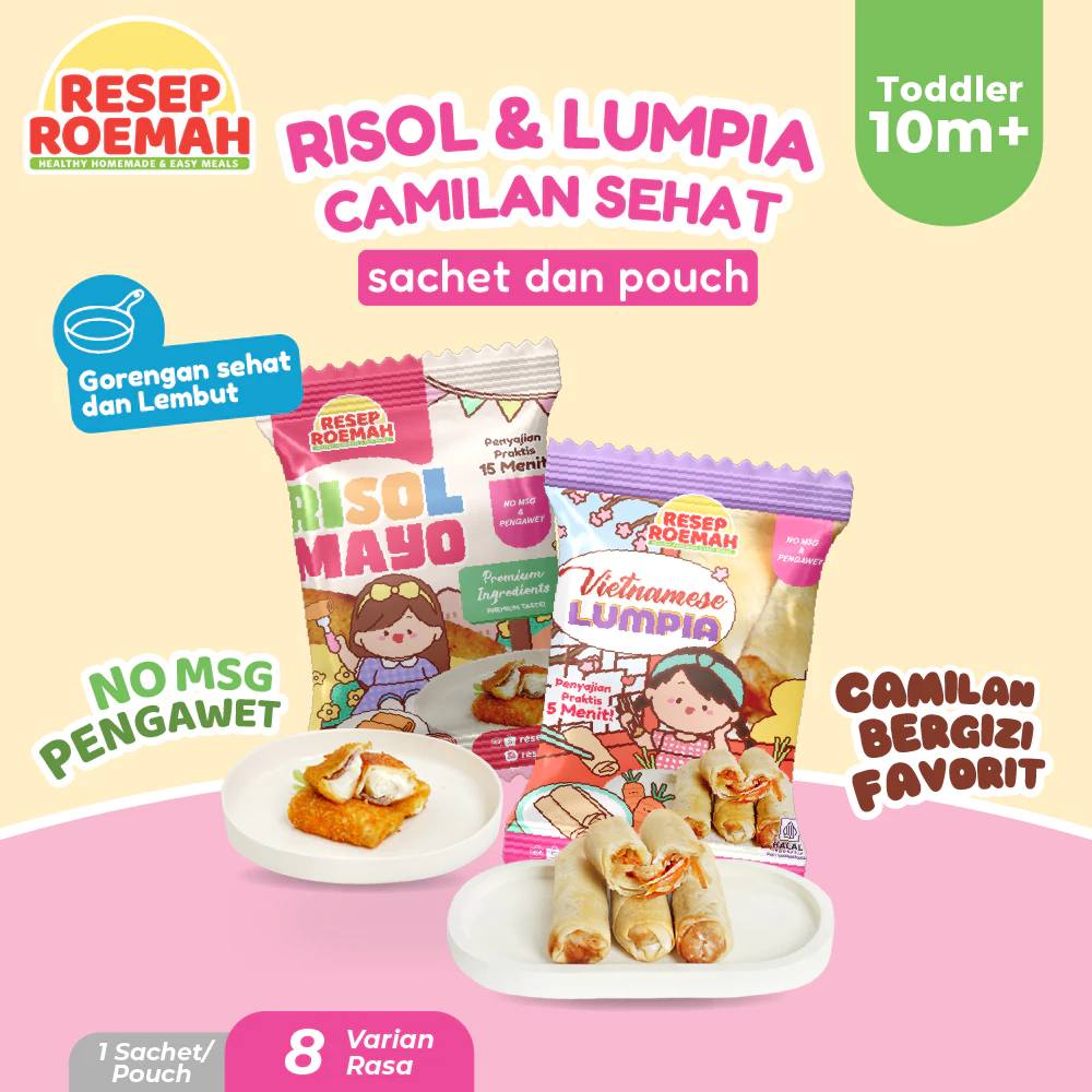 Resep Roemah Risol dan Lumpia / Bekal Sekolah Anak / Cemilan Sehat Frozen Anak MPASI / Toddler and Kids Healthy Frozen Food / No MSG