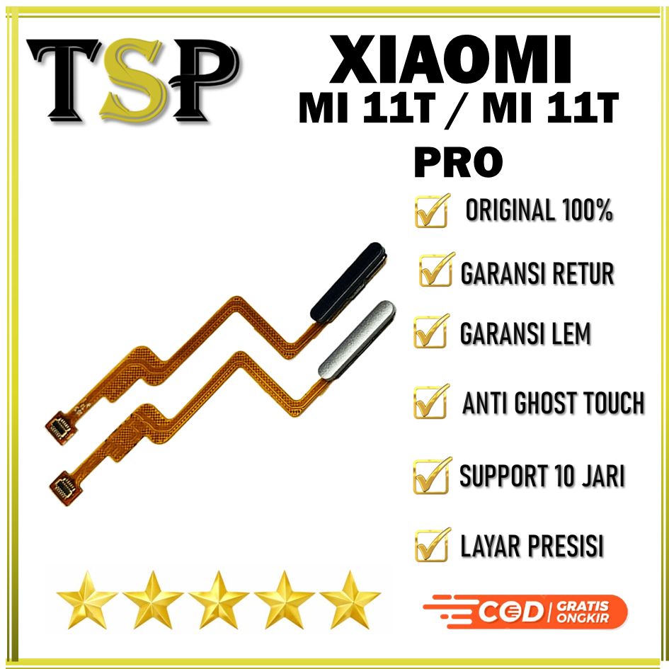 FLEXIBLE HOME FINGERPRINT + ON/OFF XIAOMI MI 11T / 11T PRO ORIGINAL