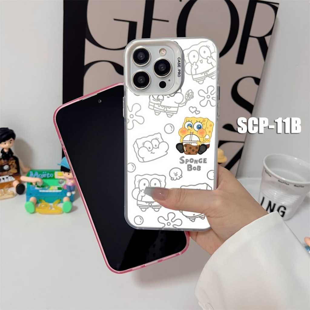 Case Gambar Realme 10 Pro Realme 11 4G Realme 11 Pro Realme 11 Pro Plus Realme 12 5G  Realme 12 Pro Plus 5G Case gambar SpongeBob Patrick Star SCP11 Case Hologram Im - Gambar 2