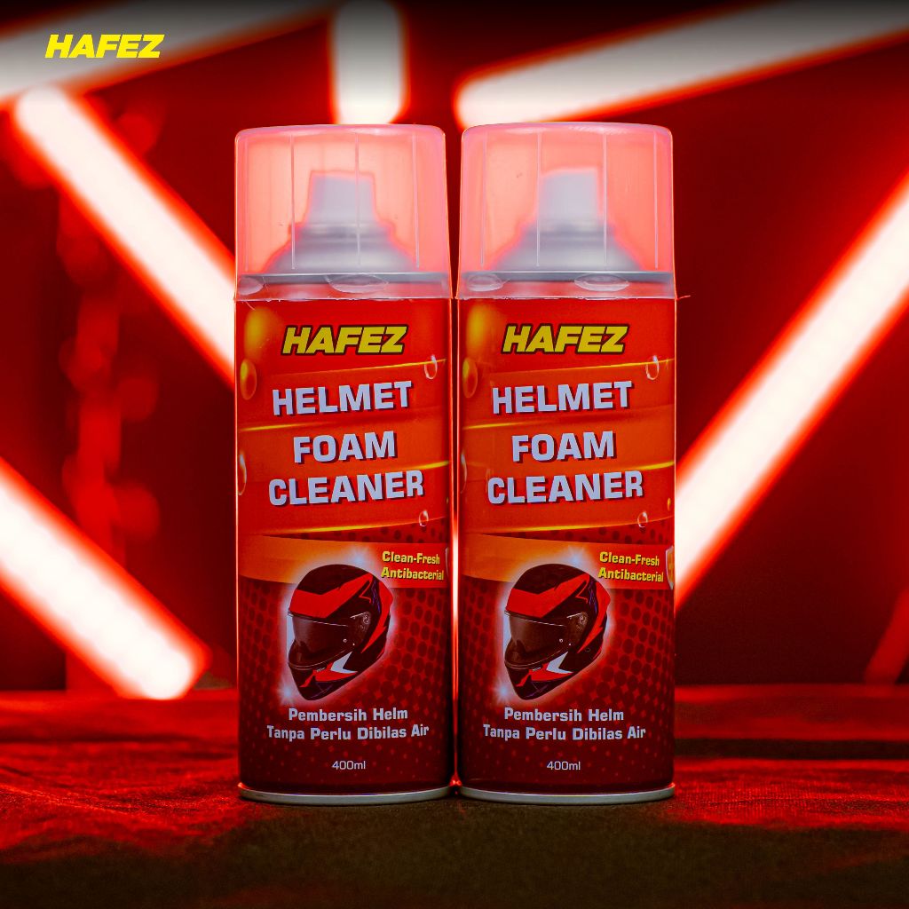 HAFEZ BUNDLING 2 Helmet Foam Cleaner Foam Pembersih Helm & Menghilangkan Bau Helm - Gambar 2