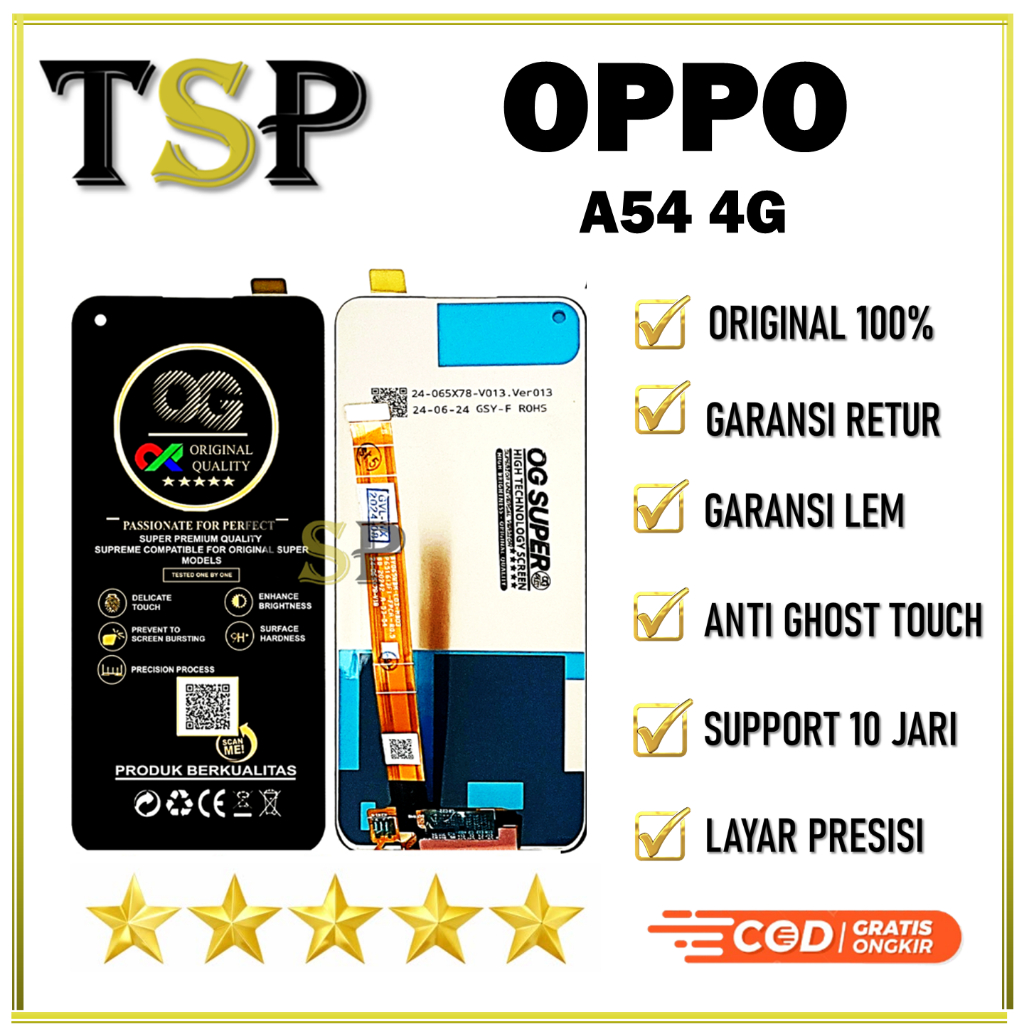ORIGINAL LCD OPPO A54 4G FULLSET ORIGINAL 100% HIGH QUALITY