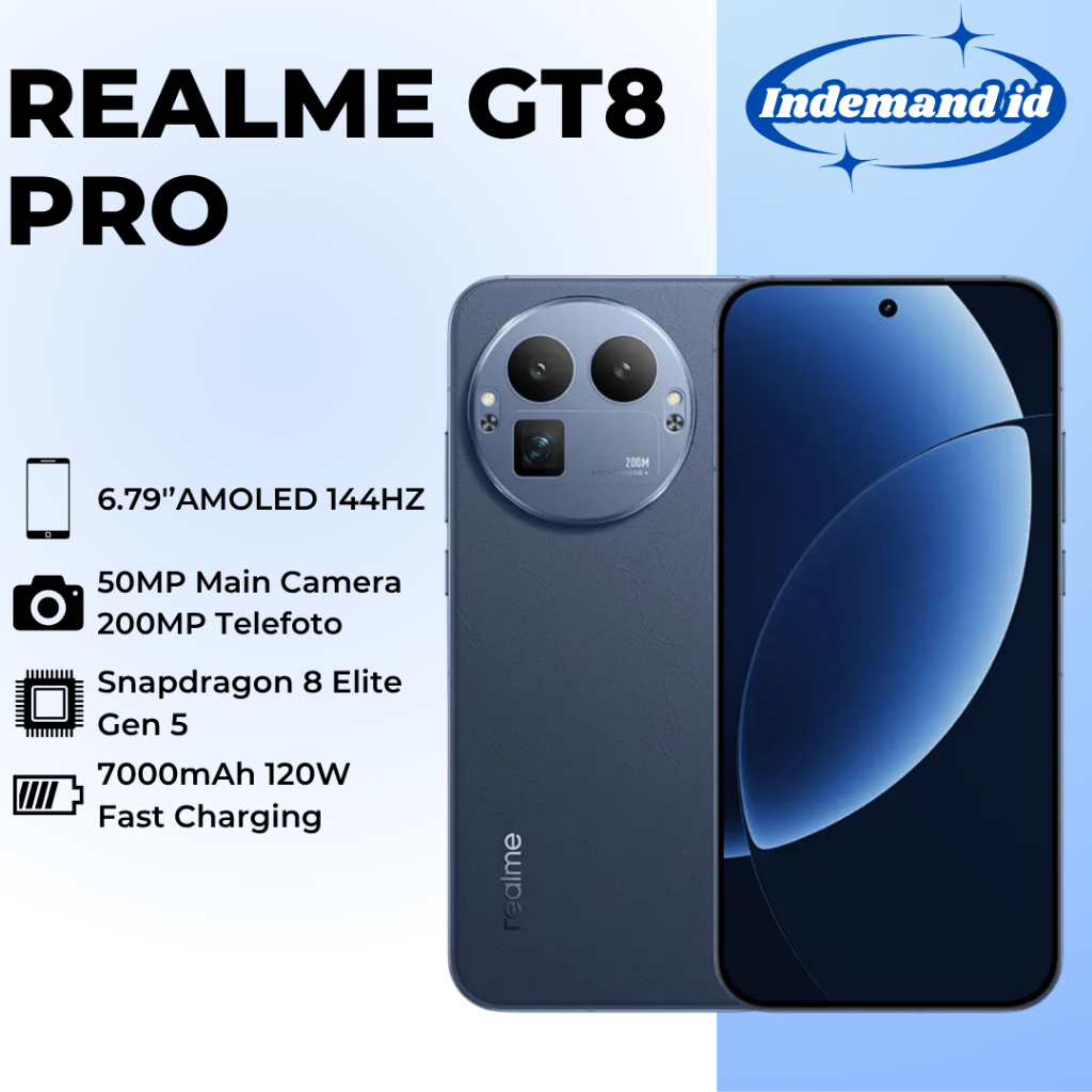 Realme GT8 Pro 5G 6,79''AMOLED 144HZ Snapdragon 8 Elite Gen 5 Extreme Edition 7000mAh 120W