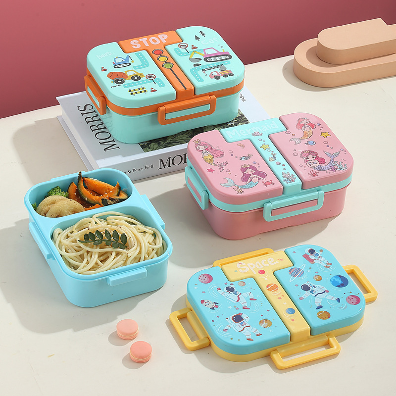 CHILDREN'S CHARACTER LUNCH BOX 2-COMPANIMENT LUNCH BOX 900ML CAPACITY ...
