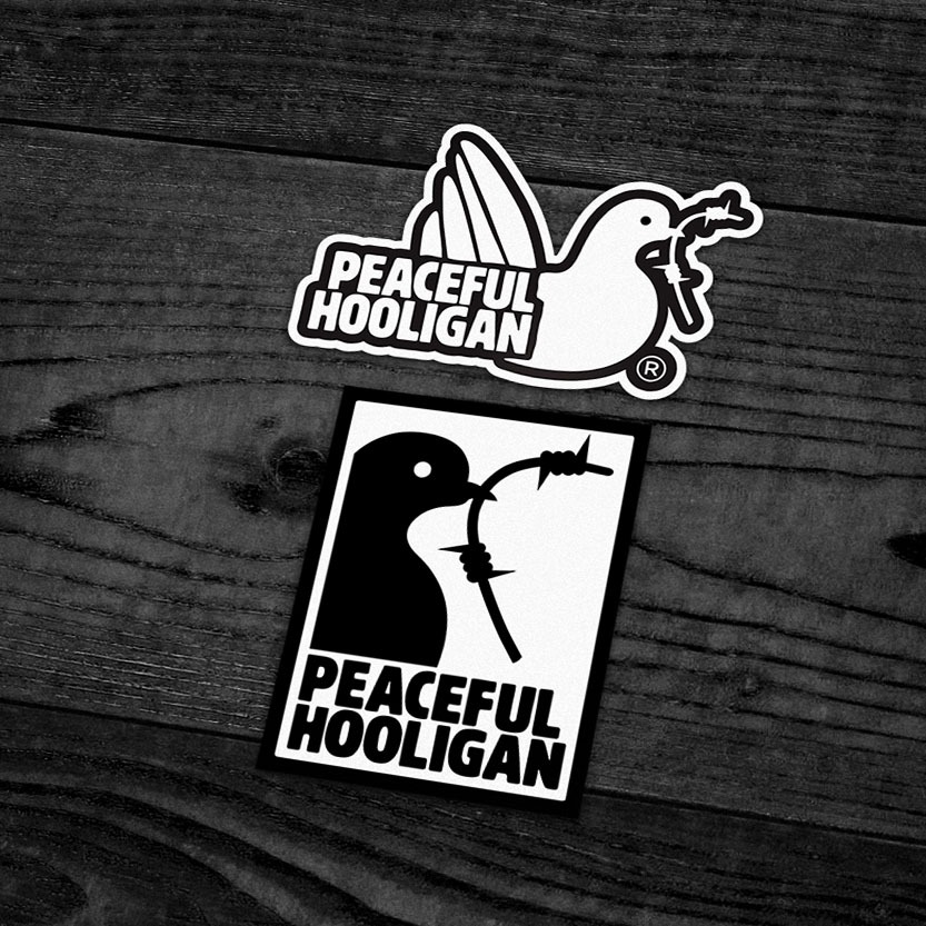 PEACEFUL HOOLIGAN - PEACEFUL HOOLIGAN Sticker (BOOTLEG) | Shopee Singapore