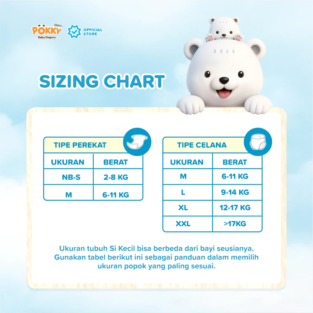 [2 BAG] POKKY Pants Popok Celana L26+2 Twinpack - Gambar 3