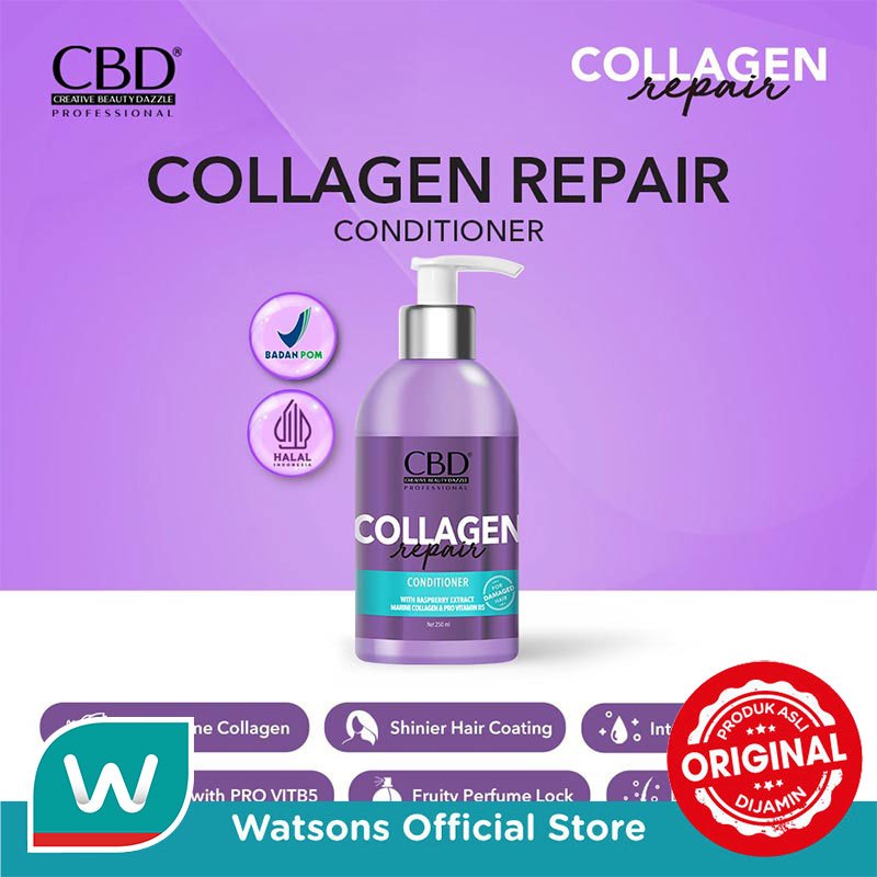 CBD Collagen Repair Conditioner 250ml - Gambar 3