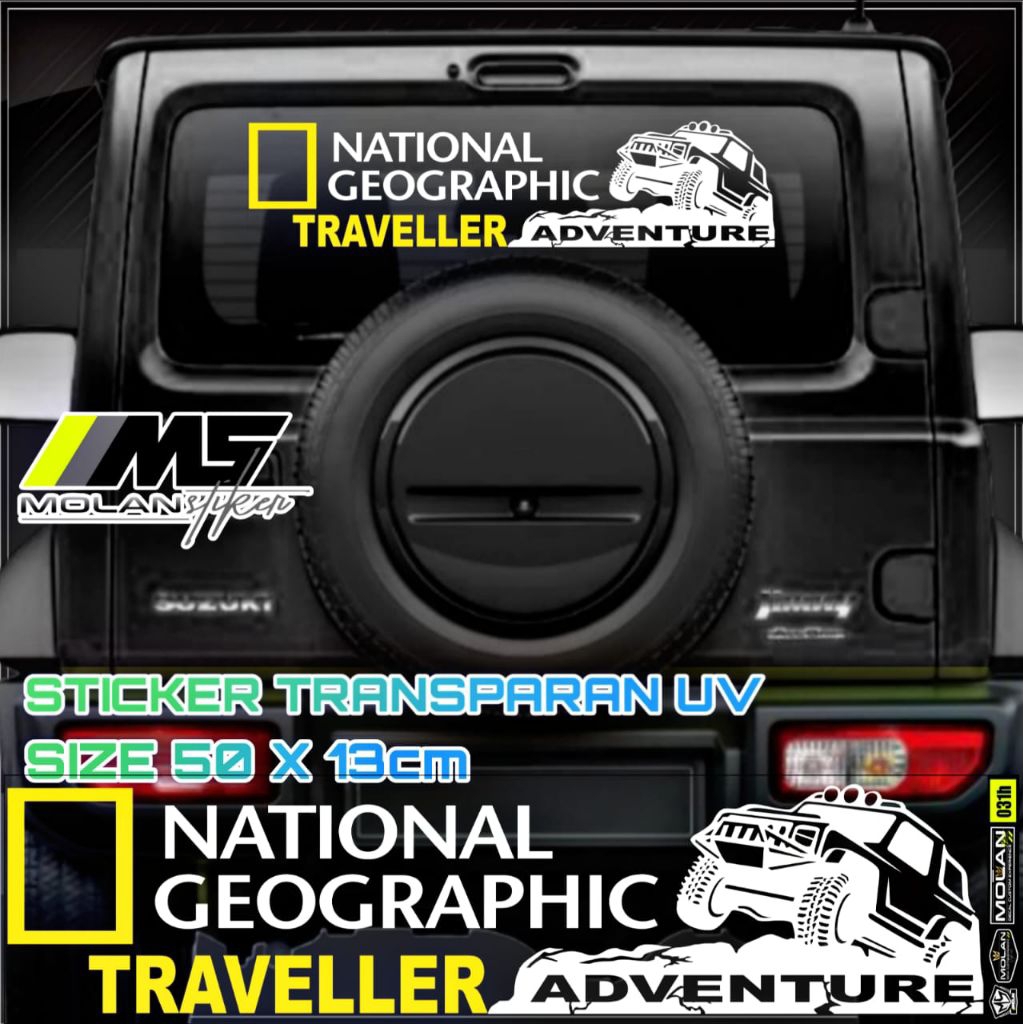 Transparent Uv Sticker for Cabin Glass, Hood, Car Trunk, Nat Geo Wild ...