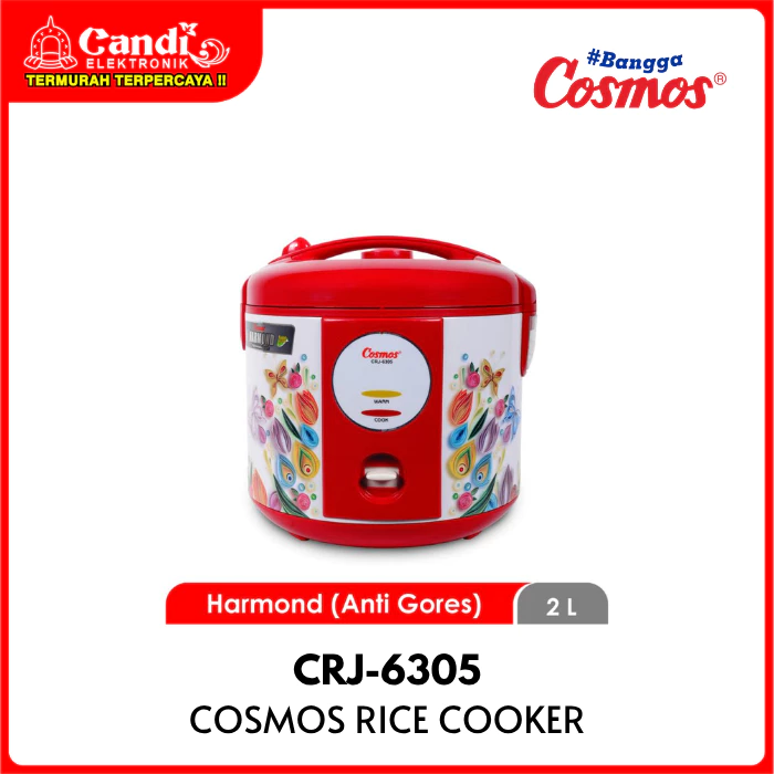 COSMOS Rice Cooker Penanak Nasi 2 Liter Harmond CRJ-6305 - Gambar 3