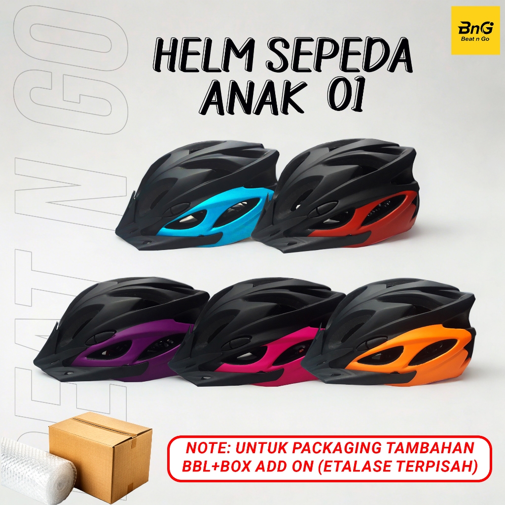 Beat n Go - Helm Sepeda Anak Karakter TYPE 01 - EPS Foam & PC Shell - Gambar 2