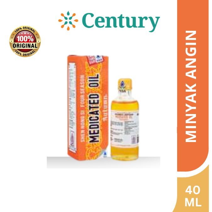 MEDICATED OIL FOUR SEASON AUTUMN 40ML / NYERI OTOT / MINYAK ANGIN / KEMBUNG/MINYAK PIJAT