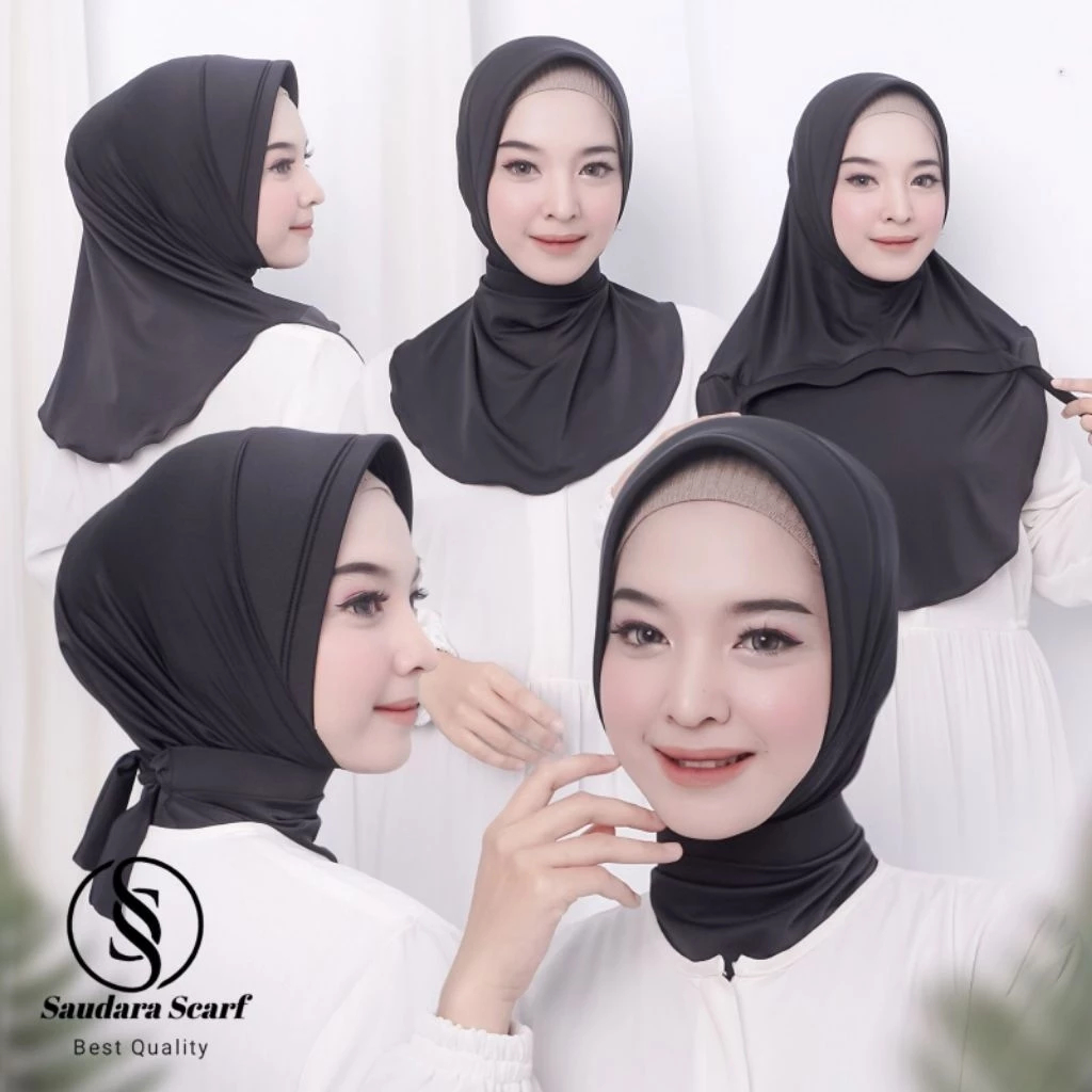 DISA HIJAB - PREMIUM Jilbab Dinas Polwan//PNS//PERSIT//PERWAT//POLWAN//BAYANGKARI//OLAHRAGA - Gambar 3