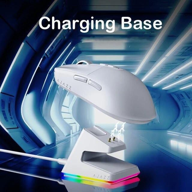 Ajazz AJ219 / AJ-219 Wireless Gaming Mouse With Docking - Gambar 3
