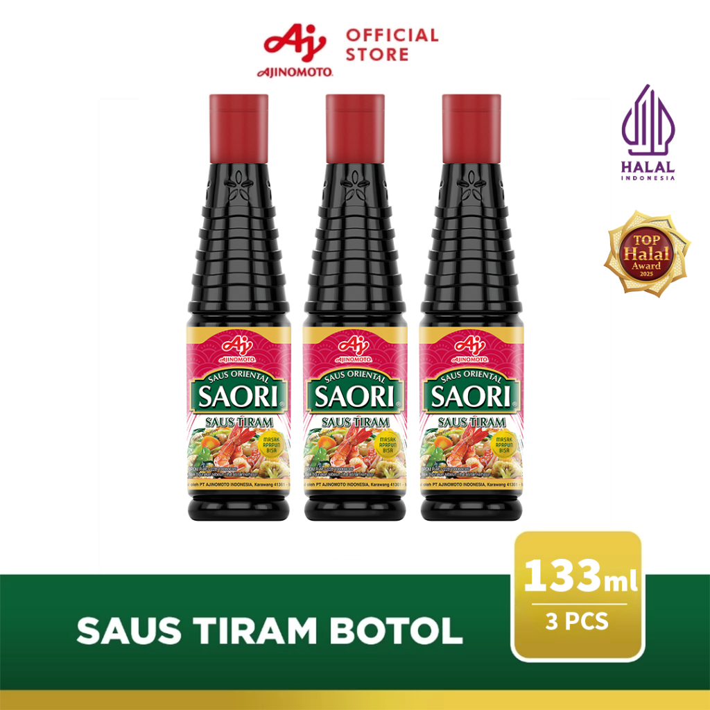 SAORIÂ® Saus Tiram 3pcs Rasa Gurih Manis Asin