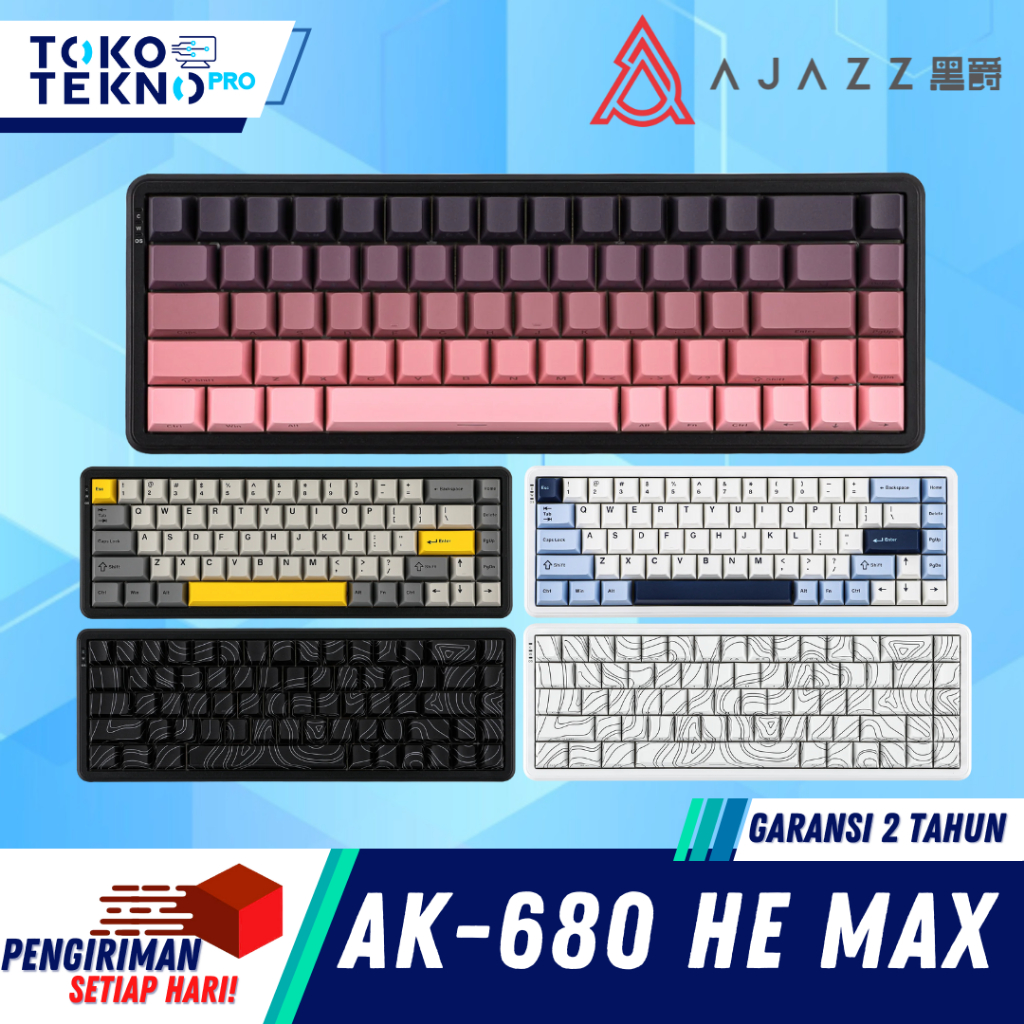 Ajazz AK680 Max / AK-680Max / AK680Max / AK680 MAX HE / AK680 MAX HE SP / AK-680 MAX HE Hall Effect Rapid Trigger Gaming