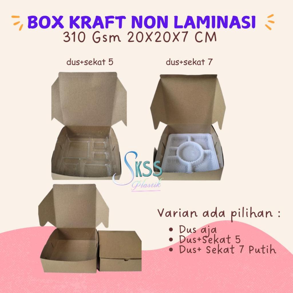 Kraft Rice Box 20x20 Non-Laminated l Rice Box l Rice Box Food Cake ...