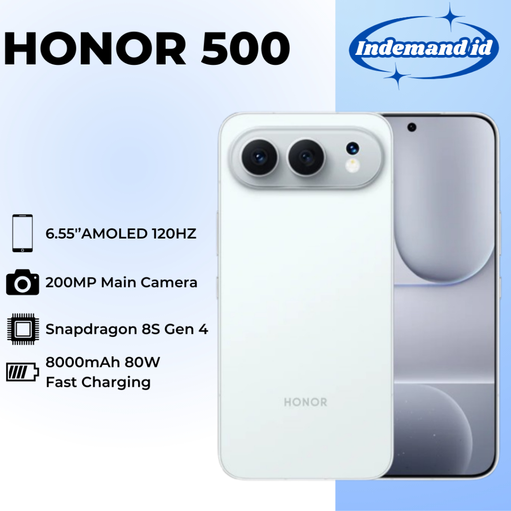 Honor 500 5G 6.55''AMOLED 120HZ Snapdragon 8s Gen 4 8000mAh 80W