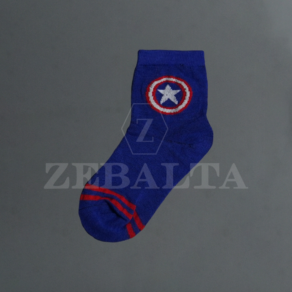ZEBALTA - Kaos Kaki Anak Laki-Laki Superhero - Gambar 3