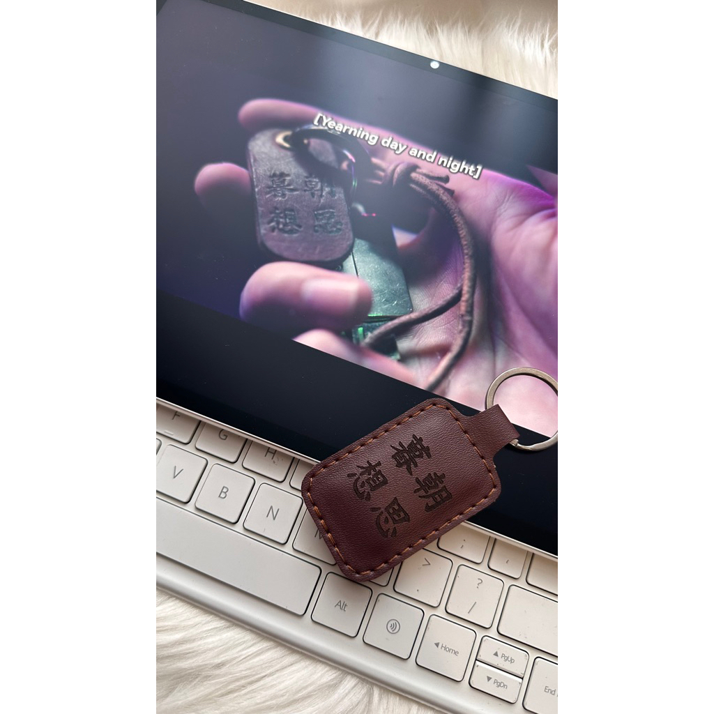 GANTUNGAN Keychain Bag Charm inspired by CDrama Chinese Drama Speed and ...