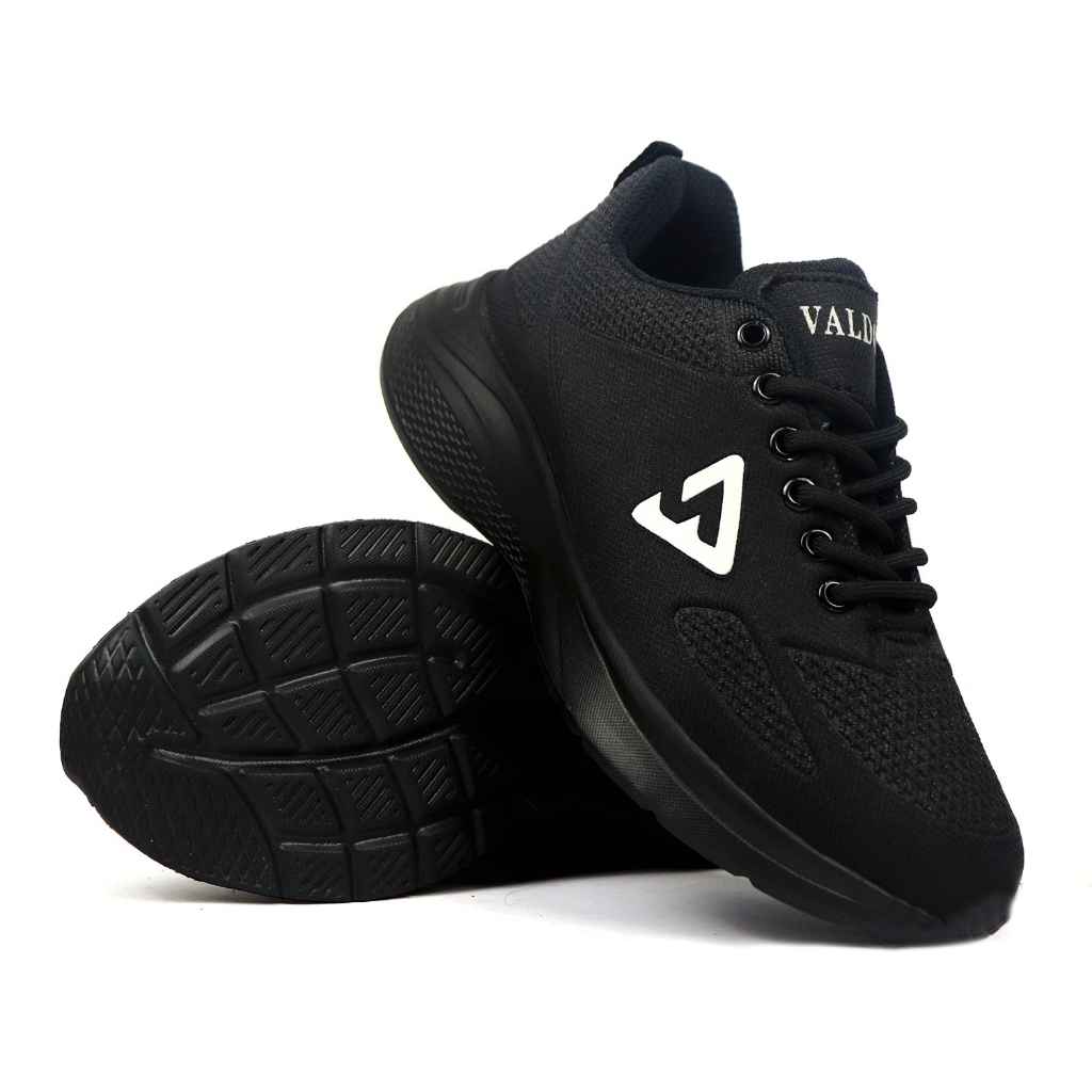 Valdo Footwear 31-43 Victor Sepatu Anak Laki Laki Dan Pria Dewasa Full Hitam VR 001 - Gambar 3