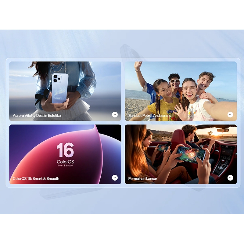 [NEW] OPPO Reno15 F 5G 12/256GB [ Al Flash Photography, 7000mAh Battery, 3.5x Telephoto Zoom, IP69 ] - Gambar 4