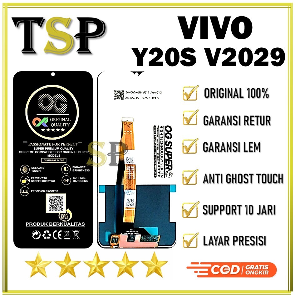 ORIGINAL LCD VIVO Y20S V2029 ORIGINAL 100% NEW FULLSET