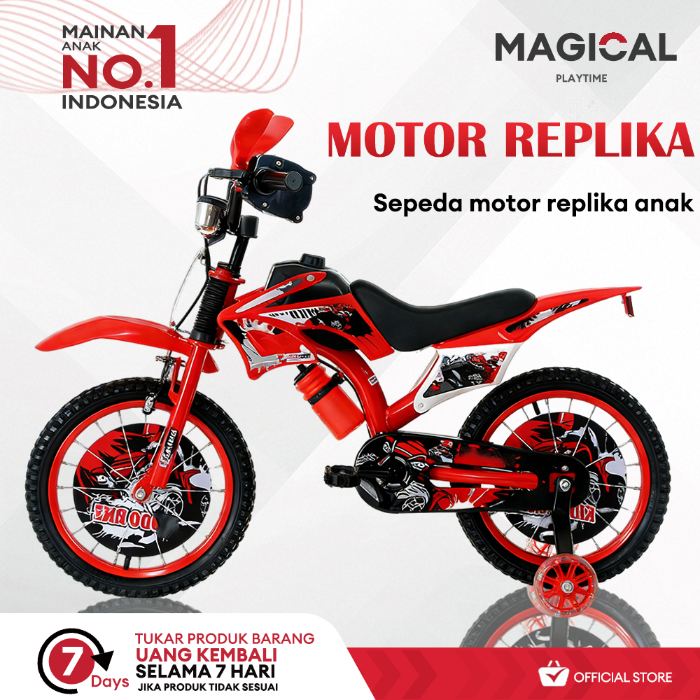 Magical Playtime Sepeda Anak Motor Replika 2-8 Tahun