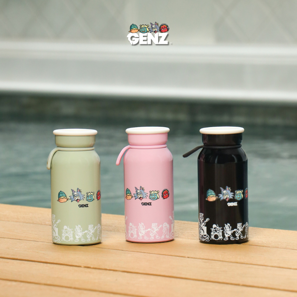 Tumbler Aesthetic MilkPop 400 ML Vacuum Insulated Stainless Steel Tahan Dingin & Panas BPA Free