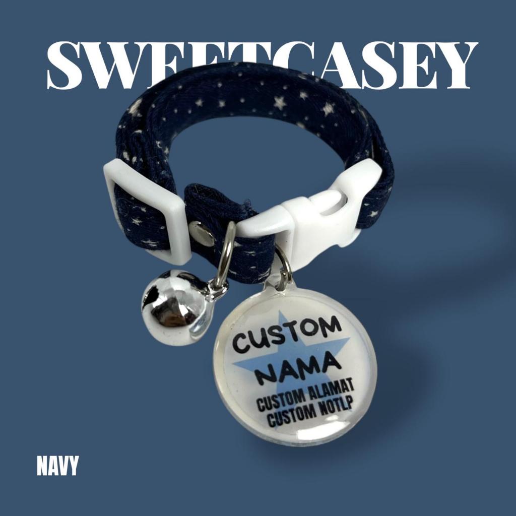 STAR CAT NECKLACE/KALUNG KUCING CUSTOM NAMA/KALUNG KUCING FREE NAMA - Gambar 4